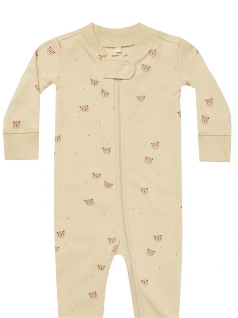 QUINCY MAE Zip Long Sleeve Sleeper Footie - Bears